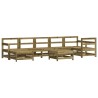 Salon de jardin 8 pcs bois de pin imprégné 570123570123