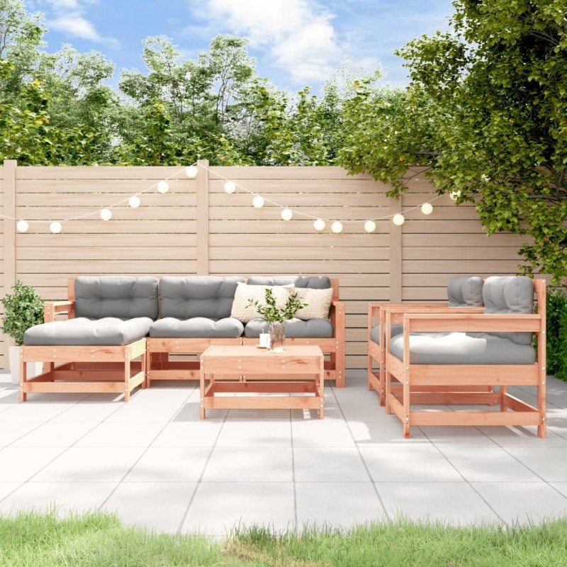 Salon de jardin 7 pcs bois massif douglas 570130570130