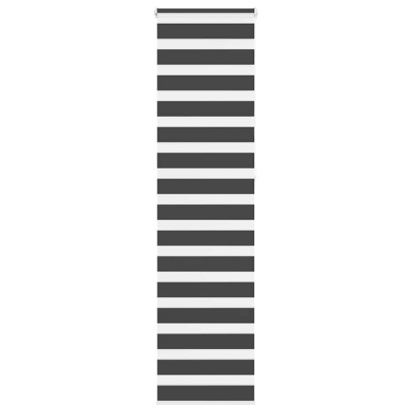Store zèbre noir 55x230 cm largeur du tissu 50,9 cm polyester 570138570138