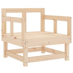 Salon de jardin 7 pcs Bois de pin massif 570150570150