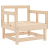 Salon de jardin 7 pcs Bois de pin massif 570150570150