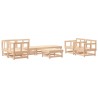 Salon de jardin 8 pcs Bois de pin massif 570155570155