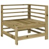 Salon de jardin 7 pcs bois de pin imprégné 570160570160