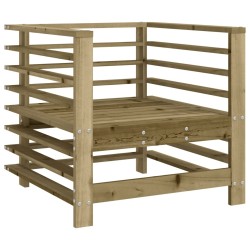 Salon de jardin 7 pcs bois de pin imprégné 570160570160