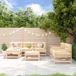 Salon de jardin 7 pcs Bois de pin massif 570163570163