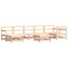 Salon de jardin 8 pcs Bois de pin massif 570167570167