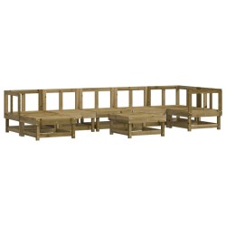 Salon de jardin 8 pcs bois de pin imprégné 570168570168