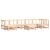 Salon de jardin 8 pcs Bois de pin massif 570171570171