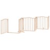 Barrière pour chien porte pliable 15 panneaux bois de peuplier 570179570179