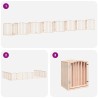 Barrière pour chien porte pliable 15 panneaux bois de peuplier 570179570179