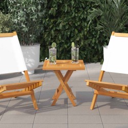 Dessus de table carré 50x50x2,5 cm Bois de teck massif 570186570186