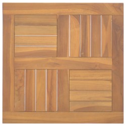 Dessus de table carré 50x50x2,5 cm Bois de teck massif 570186570186