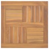 Dessus de table carré 50x50x2,5 cm Bois de teck massif 570186570186