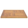 Dessus de table carré 50x50x2,5 cm Bois de teck massif 570186570186