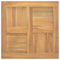 Dessus de table carré 50x50x2,5 cm Bois de teck massif 570186570186