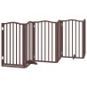 Barrière pour chien porte pliable 9 panneaux bois de peuplier 570191570191