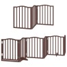 Barrière pour chien porte pliable 15 panneaux bois de peuplier 570192570192
