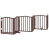 Barrière pour chien porte pliable 15 panneaux bois de peuplier 570192570192