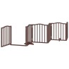 Barrière pour chien porte pliable 15 panneaux bois de peuplier 570192570192