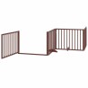Barrière pour chien porte pliable 8 panneaux bois de peuplier 570198570198