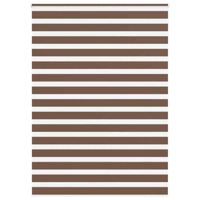 Store zèbre marron 160x200cm largeur du tissu 155,9cm polyester 570214570214