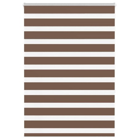 Store zèbre marron 110x150cm largeur du tissu 105,9cm polyester 570217570217