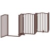 Barrière pour chien porte pliable 15 panneaux bois de peuplier 570232570232
