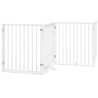 Barrière pour chien porte pliable 10 panneaux bois de peuplier 570234570234