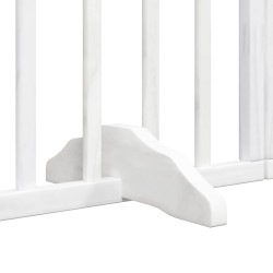 Barrière pour chien porte pliable 10 panneaux bois de peuplier 570234570234