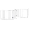Barrière pour chien porte pliable 12 panneaux bois de peuplier 570236570236