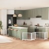 Barrière pour chien porte pliable 6panneaux blanc bois peuplier 570239570239