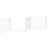 Barrière pour chien porte pliable 6panneaux blanc bois peuplier 570239570239