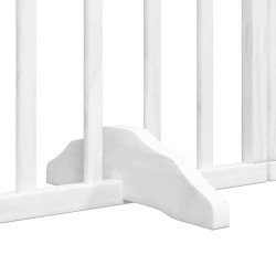 Barrière pour chien porte pliable 6panneaux blanc bois peuplier 570239570239
