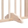 Barrière pour chien porte pliable 10 panneaux bois de peuplier 570244570244