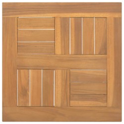 Dessus de table carré 40x40x2,5 cm Bois de teck massif 570249570249