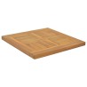Dessus de table carré 40x40x2,5 cm Bois de teck massif 570249570249