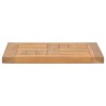 Dessus de table carré 40x40x2,5 cm Bois de teck massif 570249570249