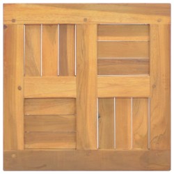Dessus de table carré 40x40x2,5 cm Bois de teck massif 570249570249