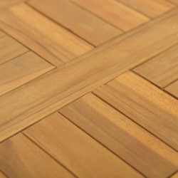 Dessus de table carré 40x40x2,5 cm Bois de teck massif 570249570249
