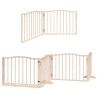 Barrière pour chien porte pliable 8 panneaux bois de peuplier 570250570250