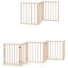 Barrière pour chien porte pliable 12 panneaux bois de peuplier 570260570260