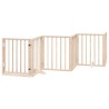 Barrière pour chien porte pliable 12 panneaux bois de peuplier 570260570260