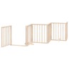 Barrière pour chien porte pliable 12 panneaux bois de peuplier 570260570260