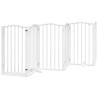 Barrière pour chien porte pliable 15 panneaux bois de peuplier 570265570265