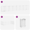 Barrière pour chien porte pliable 15 panneaux bois de peuplier 570265570265