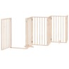 Barrière pour chien porte pliable 12 panneaux bois de peuplier 570268570268