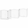 Barrière pour chien porte pliable 12 panneaux bois de peuplier 570269570269