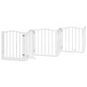 Barrière pour chien porte pliable 15 panneaux bois de peuplier 570271570271