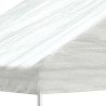Belvédère avec toit blanc 4,46x5,88x3,75 m polyéthylène 570278570278