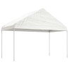 Belvédère avec toit blanc 11,15x4,08x3,22 m polyéthylène 570279570279